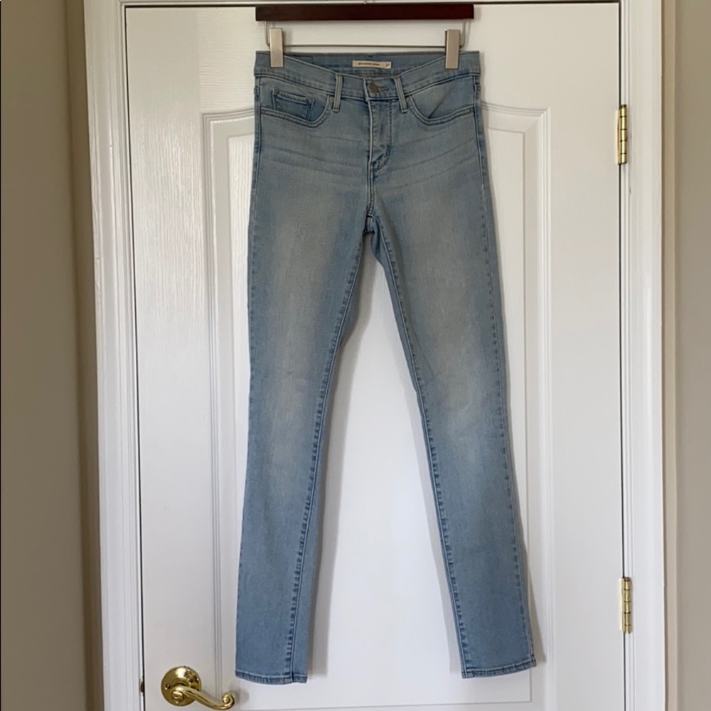 Levi 311 Shaping Light Wash Skinny Jean